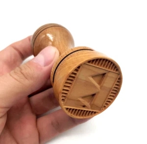 Grecian Stamp For The Holy Bread Orthodox Liturgy / Wooden Prosphora D - 40mm - Picture 1 of 7