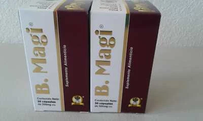 2 B MAGI 60 CÁPSULAS TOTAL QUEMADOR DE GRASA 100% ORIGINAL FREE SHIPPING  - Image 1 of 4