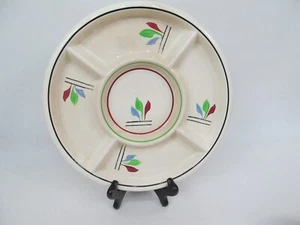 Blair Mid Century Modern MCM Pottery Hors d'Oeuvre Snack Chip Serving Dish Plate - Picture 1 of 3