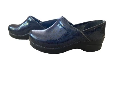 Zuecos para mujer DANSKO LT Pro cachemira plateados/azules EU 37 US 6,5 zapatos sin cordones Foto 1 de 4