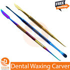 Set Of 3 Dental Wax Carver Zahle Beale Lecron MultiColor Waxing Modelling Tools