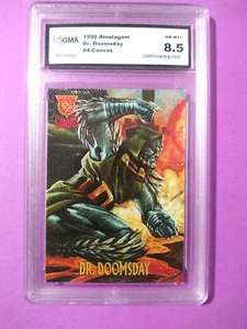 DR. DOOMSDAY 1996 Marvel Fleer Comics Card # 4 GMA Grade 8.5 Amalagam Canvas - Picture 1 of 2