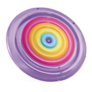 Intex Inflatable Pool Float - Rainbow Fiesta Island 201x24cm - Picture 1 of 9