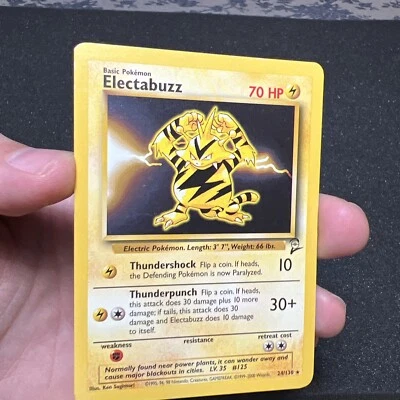 Electabuzz 24/130 Base Set 2 Rare Pokemon Card Non-Holo - Image 1 of 4