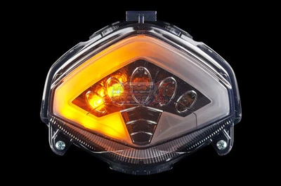Luz trasera LED de humo para Honda con intermitente para CBR500R CB500X 500F 2013-2015 Foto 1 de 4