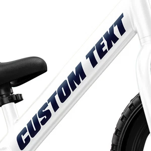 2x Calcomanía Personalizada Marco de Bicicleta Texto Letras Pegatina BMX Bicicleta de Montaña V50 - Imagen 1 de 2