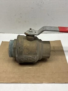 RED-WHITE Ball Valve FIG 5049F 3" BRASS SWEAT 150 WSP 600 WOG, New Old Stock - Picture 1 of 8