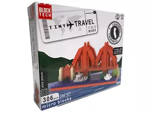 PICCOLO VIAGGIO Golden Gate Bridge California MICRO BLOCCHI 306 PEZZI BLOCCO TECH - Foto 1 di 3