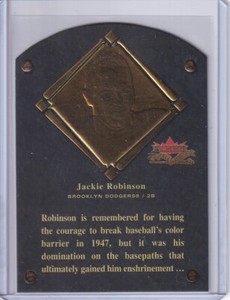 2002 Fleer Fall Classics HOF Plaque #11 Jackie Robinson 1488/1962