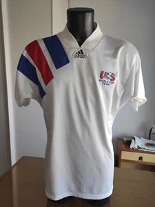 Maglia calcio USA STATI UNITI 1992 1994 - Usa Shirt 1992 jersey 90 92 94 adidas - Foto 1 di 7