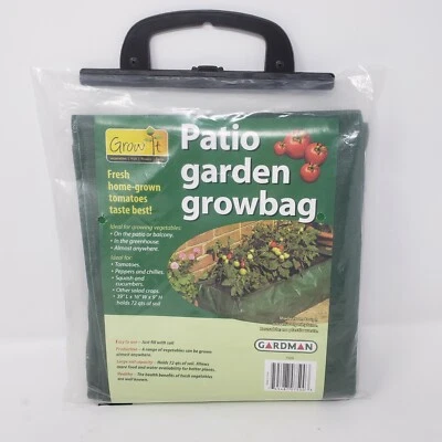 Gardman 39 X 16 X 9 Green Reusable Patio Garden Grow Bag | Salad Crops - Image 1 of 4