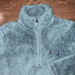 Patagonia Los Gatos 1/4 Zip Pullover Damen M Fleece Shadow Blue Fuzzy Pile - Bild 1 von 8
