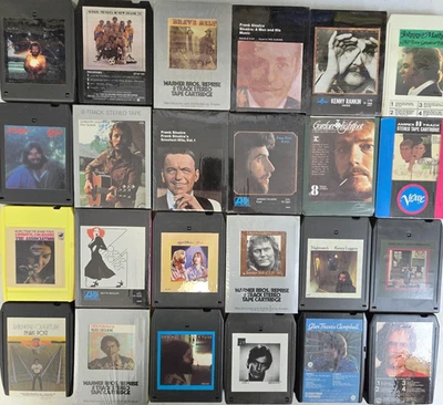 Nice Lot of 24 Pop Rock Soft Rock 8-Tracks - Vintage 8 Track Tape Cartridge #2 - Image 1 of 4