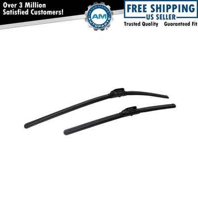 Limpiaparabrisas limpiaparabrisas de 17 y 26 pulgadas recubierto de silicona y limpiaparabrisas repelente al agua Foto 1 de 4