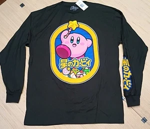 Nintendo Kirby Long Sleeve Shirt Star Rod New With Tags Large - Picture 1 of 4