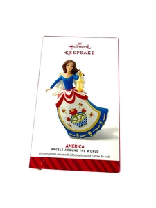 2014 Hallmark Keepsake Angels Around the World - 04: America Ornament Christmas - Picture 1 of 4
