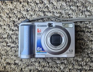 Canon Digital Camera PowerShot A10 1.3MP Silver Tested Original Owner - Picture 1 of 10