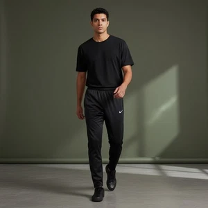 Nike Dri-FIT Herren Trainingshose Jogginghose schwarz Größe L - Bild 1 von 5