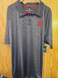 Men's Colosseum Gray Indiana Hoosiers 1xt Polo - Picture 1 of 6