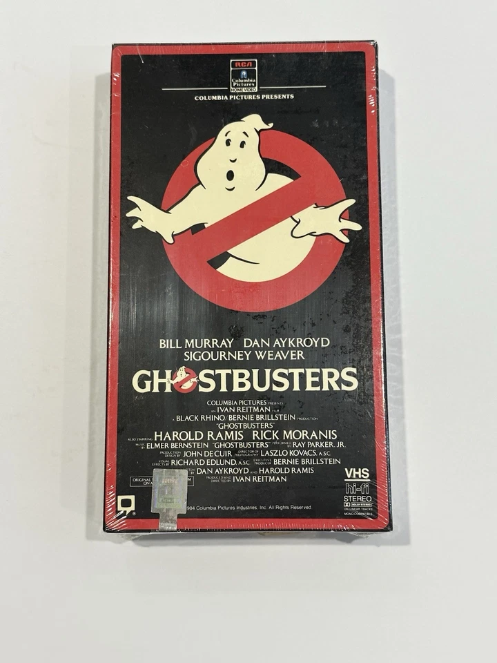 1985 GHOSTBUSTERS VHS RCA Columbia Pictures First Release FACTORY SEALED / NEW - Image 1 of 4