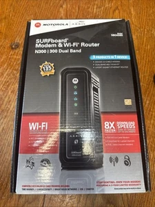 ARRIS SURFboard SBG6580 DOCSIS 3.0 Cable Modem/ Wi-Fi N300 BRAND NEW - Picture 1 of 6