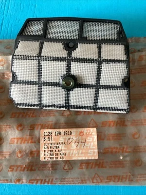 STIHL  044 Chainsaw OEM  NOS 1128 120 1610 Air Filter Bin 55 - Image 1 of 2