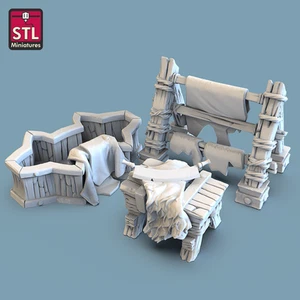 Accessori Per Dungeon (Compatibili Con HeroQuest E D&D) - Lavorazione In Pelle - Picture 1 of 1