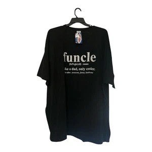 Neu mit Etikett Go All Out Grafik-T-Shirt "Funcle Like A Dad, Only Cooler" Größe 4XL - Bild 1 von 9
