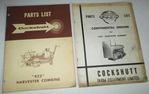 Cosechadora Cockshutt 422 Combinación y motor Continental Piezas Catálogo Manuales ¡OEM! - Imagen 1 de 7
