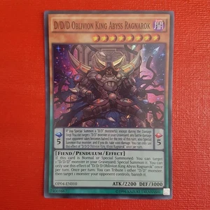 Yugioh D/D/D Oblivion King Abyss Ragnarok OP04-DE010 - Bild 1 von 2