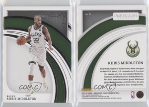 2021-22 Panini Immaculate /99 Khris Middleton #5