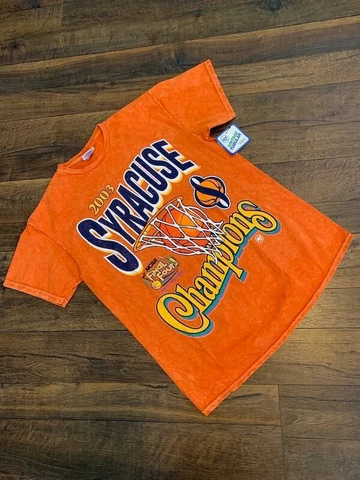 47'  NCAA SYRACUSE  FINAL FOUR Vintage Tubular Men's T-Shirt, LARGE,  New Cover