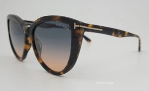 Tom Ford Sonnenbrille NEU TF 915 Isabella-02 Farbe 55P Havanna Katzenauge Größe 56 - Bild 1 von 6