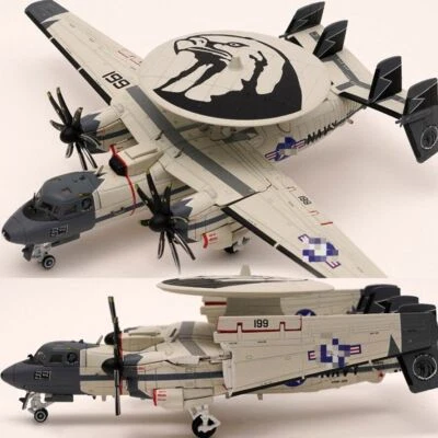 S14 1/144 E-2C AWACS E2 VAW-120 USS 2010 Aircraft Carrier Static Finished Model - Image 1 of 4