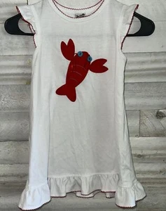 The Bailey Boys Girls Crab Summer  Dress Size 4 Made USA - Picture 1 of 6