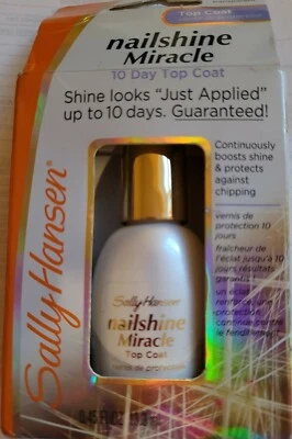 SALLY HANSEN NAILSHINE MILAGRO - 10 DÍAS CAPA SUPERIOR # 3205 TRANSPARENTE - 0,45 OZ Foto 1 de 3