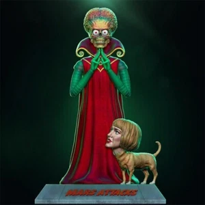 1/4 Resin Model H/ 49cm MARS ATTACKS 3D Printed Model Unassembled Unpainted - Imagen 1 de 8