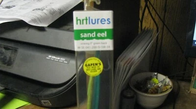 sand eels, NOS, cast or troll,  9", nib, free shipping - Image 1 of 3