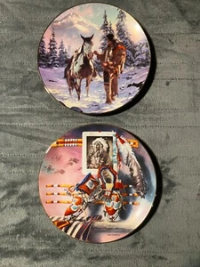 Vintage 1993 The Hamilton Collection - Indianer Mini Teller - 2er Set - Bild 1 von 6