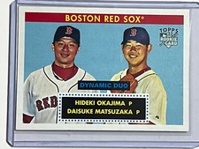 2007 Topps 52 Dynamic Duos Baseball Card #DD6 Hideki Okajima/Daisuke Matsuzaka
