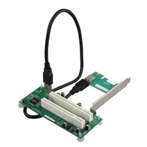 Desktop PCIe Adapter Converts to Double PCI Slots USB 3.0 for Multiple Devices - Picture 1 of 8