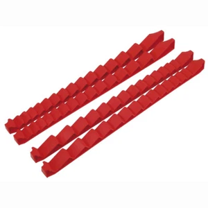 Spanner Organiser Low Profile Red Fits Upto 30 Spanners With Adhesive Tape E6050 - Picture 1 of 1