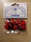 Shank Style Ladybug Buttons By Favorite Findings 12 Pcs Mpn 160