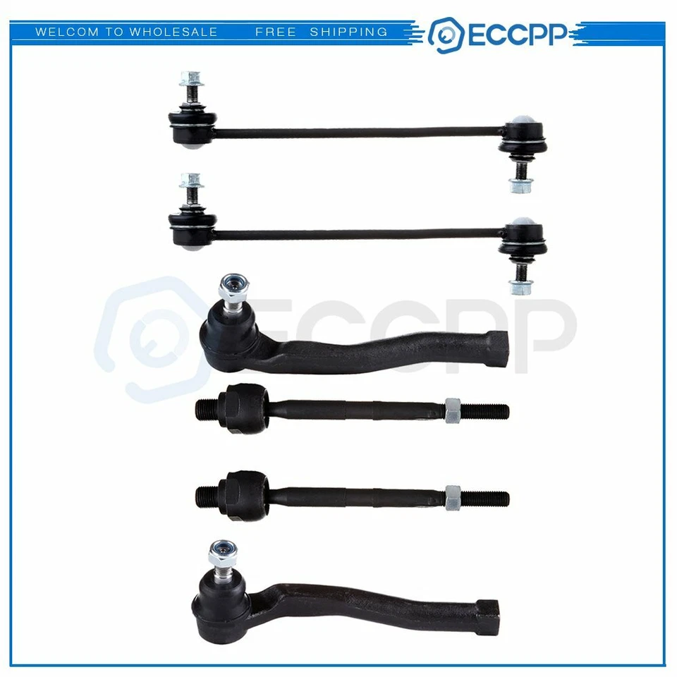 Barras estabilizadoras de extremos de barra de amarre delanteras 6 piezas para Chevrolet Aveo Aveo5 Pontiac G3 Wave Foto 1 de 4