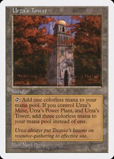 MTG X1: Urza's Tower, 5th Edition, C, Light Play