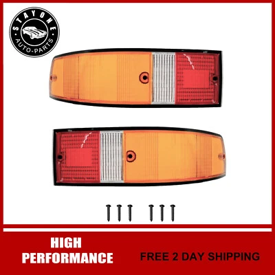 Juego de 2 lentes de luz trasera izquierda y derecha nuevas para Porsche 911 912 Foto 1 de 2