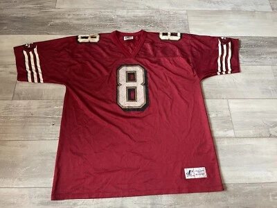 Camiseta Vintage San Francisco 49ers Steve Young Logotipo Grande Atlético NFL - Imagem 1 de 4