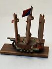 Vintage Tiny Wooden Sailboat Made In Japan Display Trinket Nice! 1 Day Ship!??