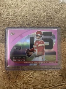 2021 Playoff Behind the Numbers Pink #4 Patrick Mahomes II - NM-MT - Picture 1 of 2