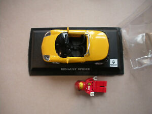 Renault Sport Spyder Spider LHD French Sports Car Yellow 1/43rd scale 